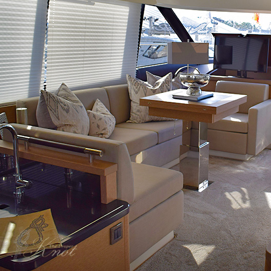 56 Prestige Yacht Interior Design by The Proper Knot